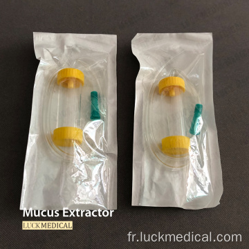 Utilisation médicale extracteur de mucus jetable